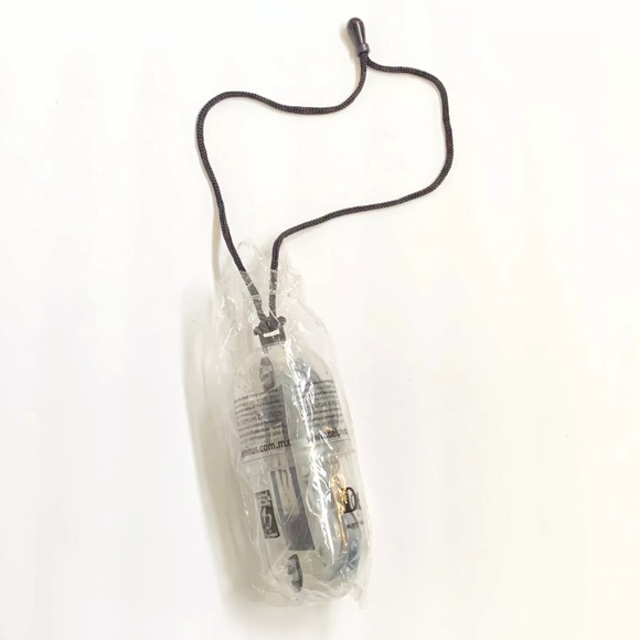 Clear Adjustable Small Lense Water Swimming goggles In Travel Necklace Container - Picture 2 of 6